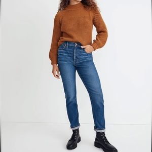 Madewell High Rise Slim Boyjean